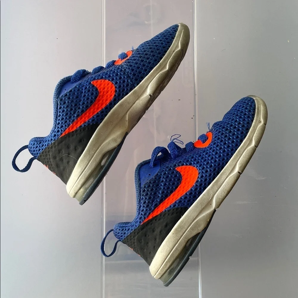 Nike Kids Vibrant Blue and Red Sneakers size 9C